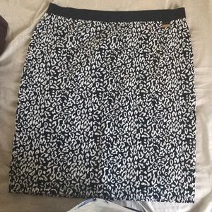 Animal print skirt